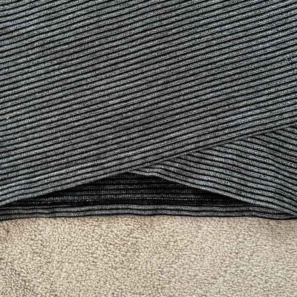 Madewell crossover sleeveless cropped tank top striped - Picture 3 of 5